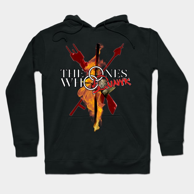 The Ones Who Live ART Hoodie by SQUAWKING DEAD